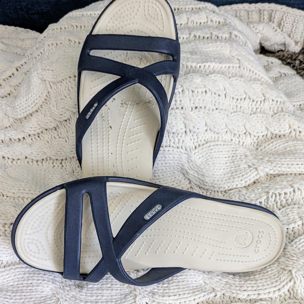 Crocs Women's Navy Sandals